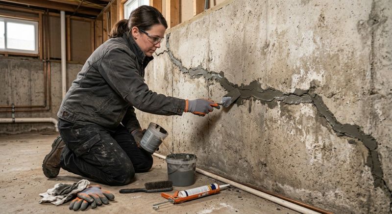Cracked Basement Floor Repair in Boulder County, CO