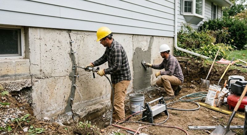 Cracked Foundation Repair in Berthoud, CO