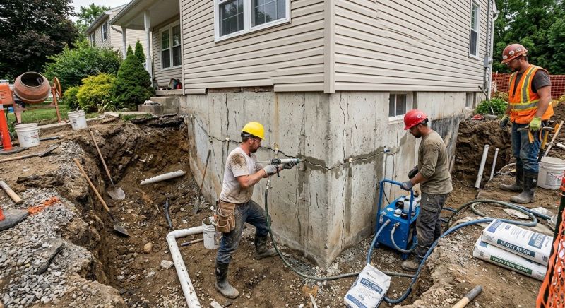 Cracked Foundation Repair in Firestone, CO