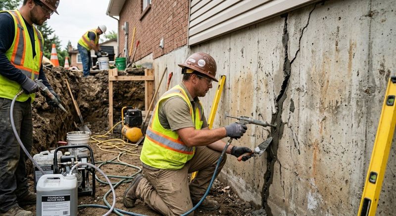 Cracked Foundation Repair in Louisville, CO
