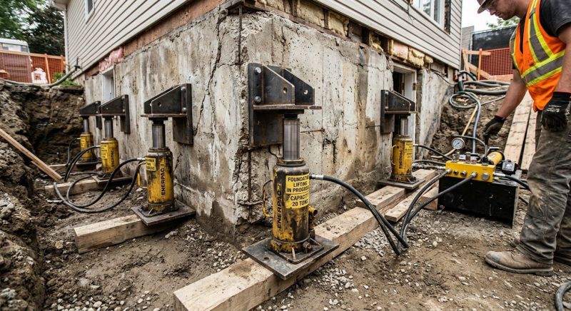 Foundation Jacking in Erie, CO