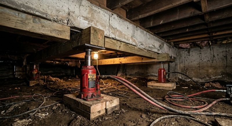 Foundation Jacking in Louisville, CO