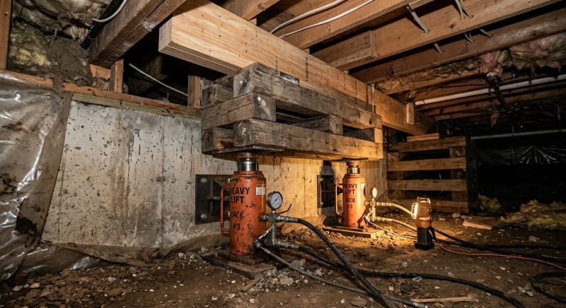 Foundation Jacking in Lyons, CO