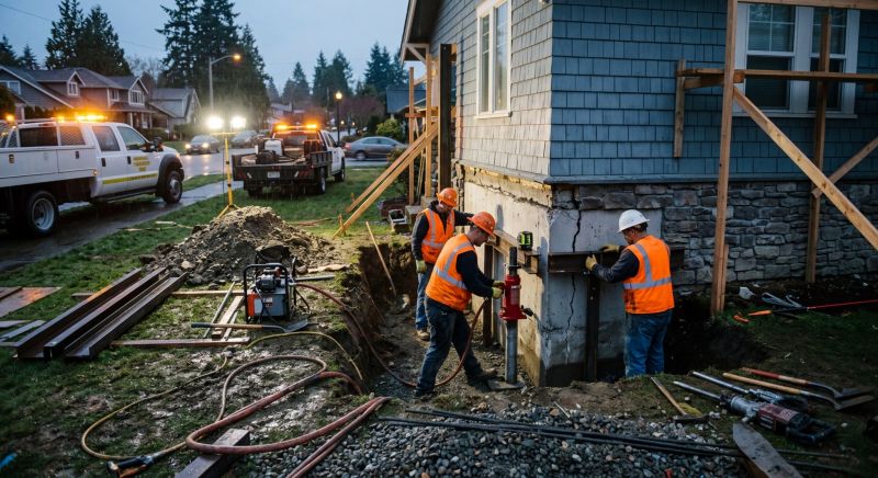 Foundation Stabilizing in Johnstown, CO