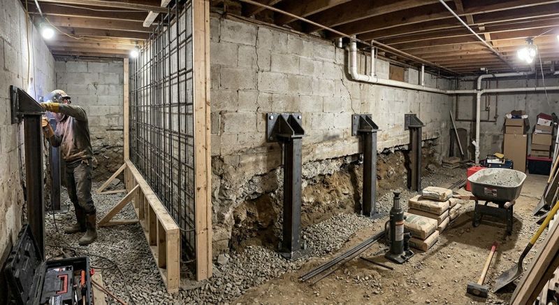 Foundation Stabilizing in Johnstown, CO
