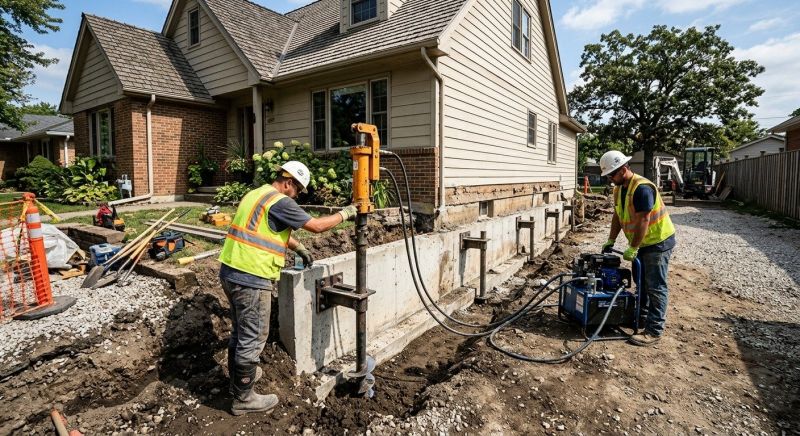 Foundation Stabilizing in Longmont, CO