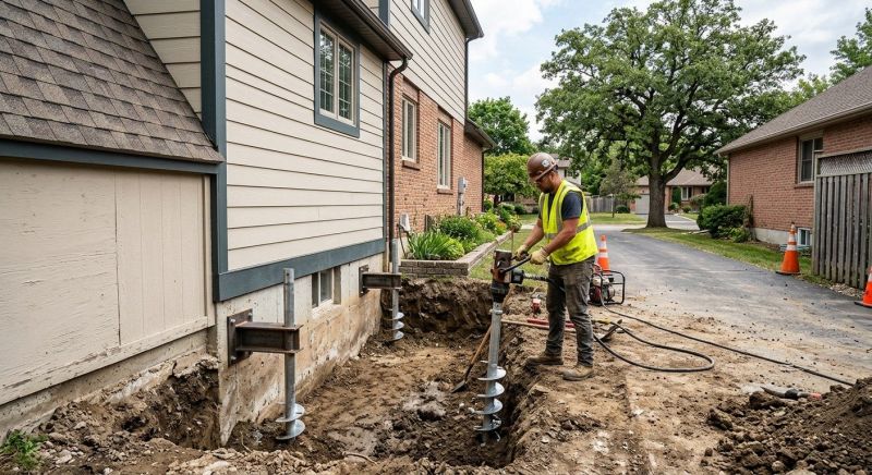 Helical Piers Installation in Boulder County, CO