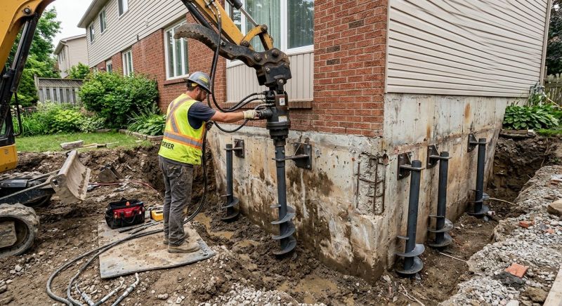 Helical Pile Installation in Boulder County, CO