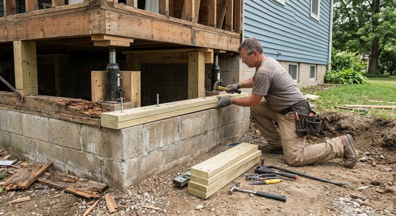 House Foundation Repair in Dacono, CO