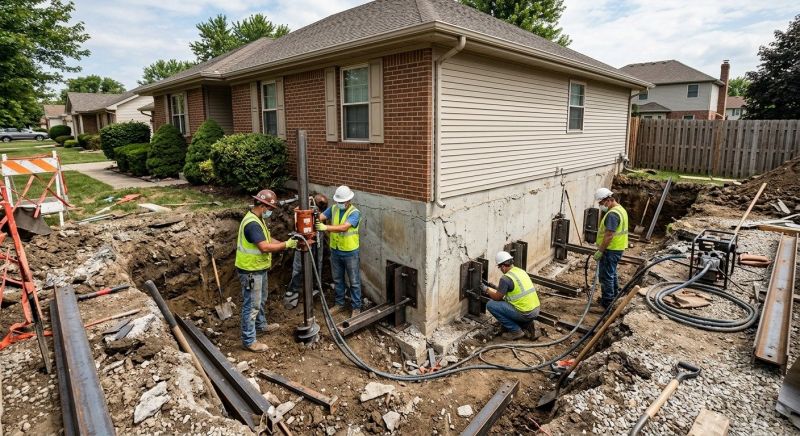 House Foundation Repair in Johnstown, CO