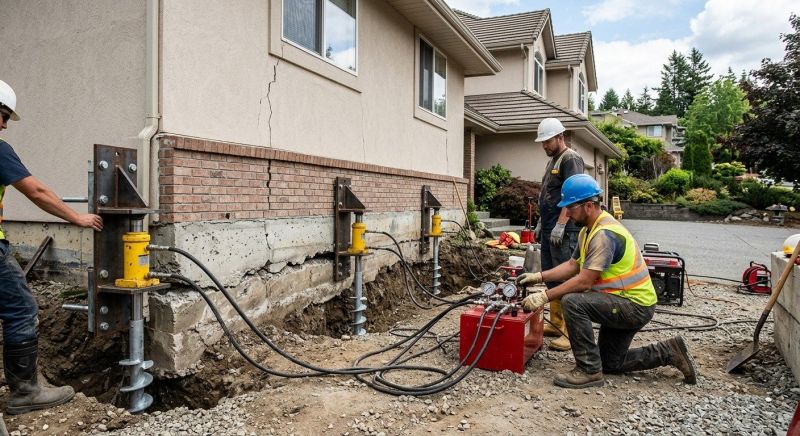 Sinking Foundation Lifting in Boulder County, CO