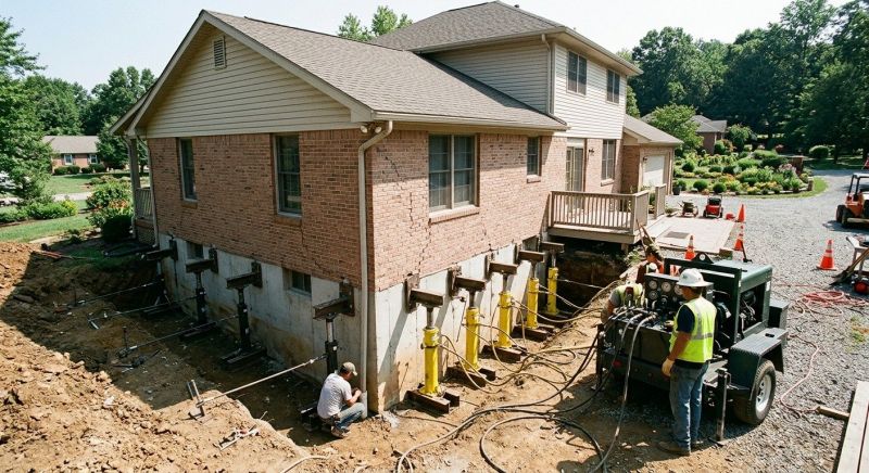 Sinking Foundation Lifting in Boulder County, CO