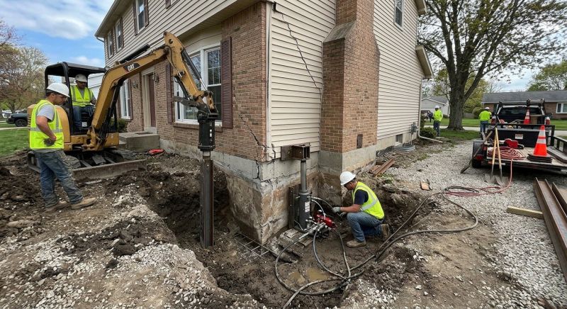 Sinking Foundation Repair in Erie, CO