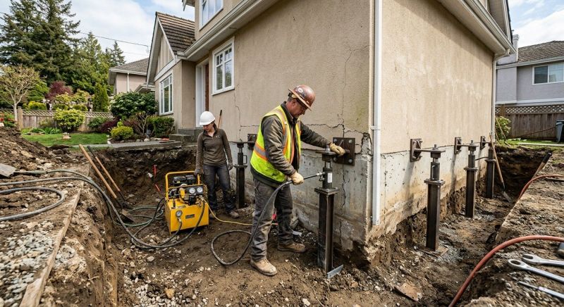 Sinking Foundation Repair in Firestone, CO