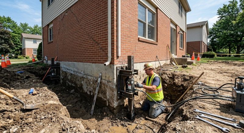 Sinking Foundation Repair in Loveland, CO