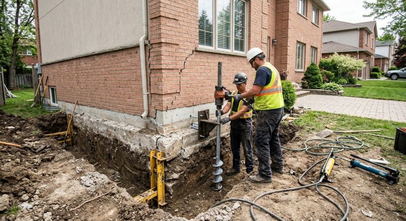Sinking Foundation Repair in Lyons, CO